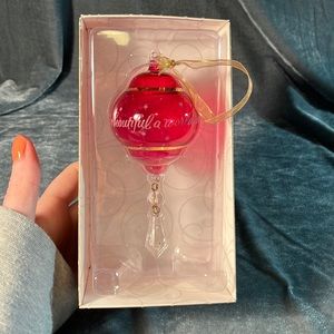 Etched Glass Hallmark Keepsake Ornament
